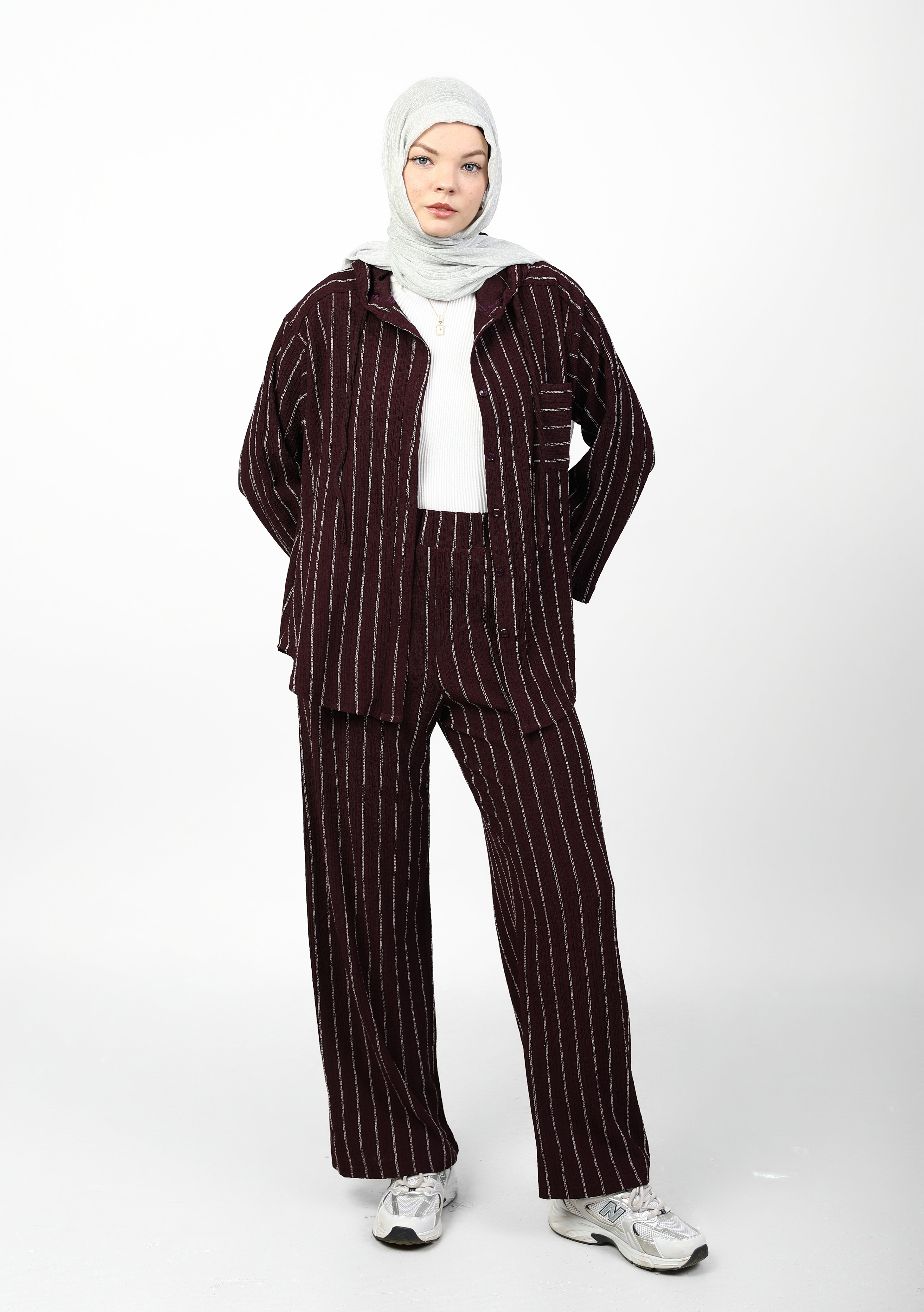 STRIPED CRINKLE SET