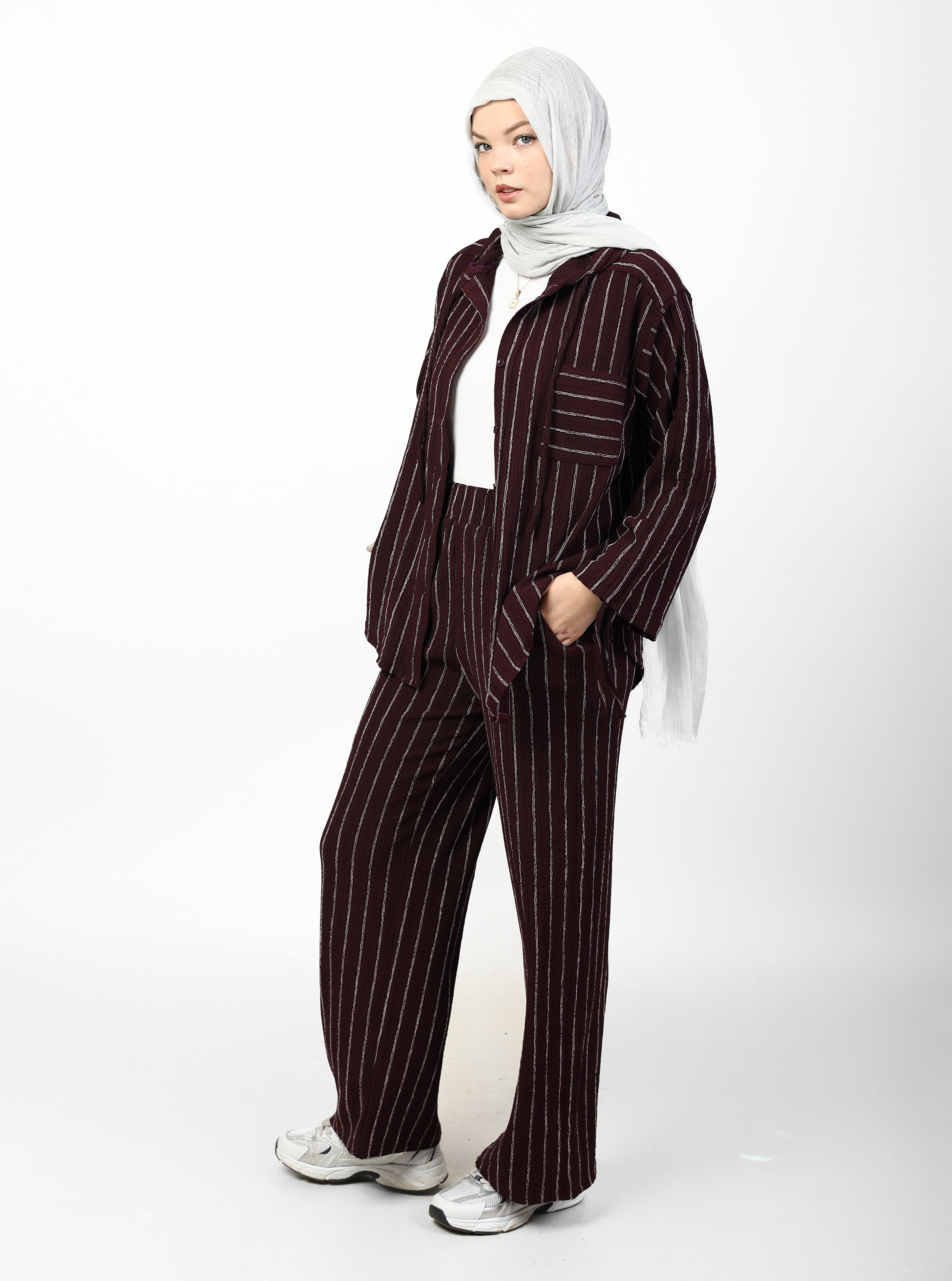 STRIPED CRINKLE SET