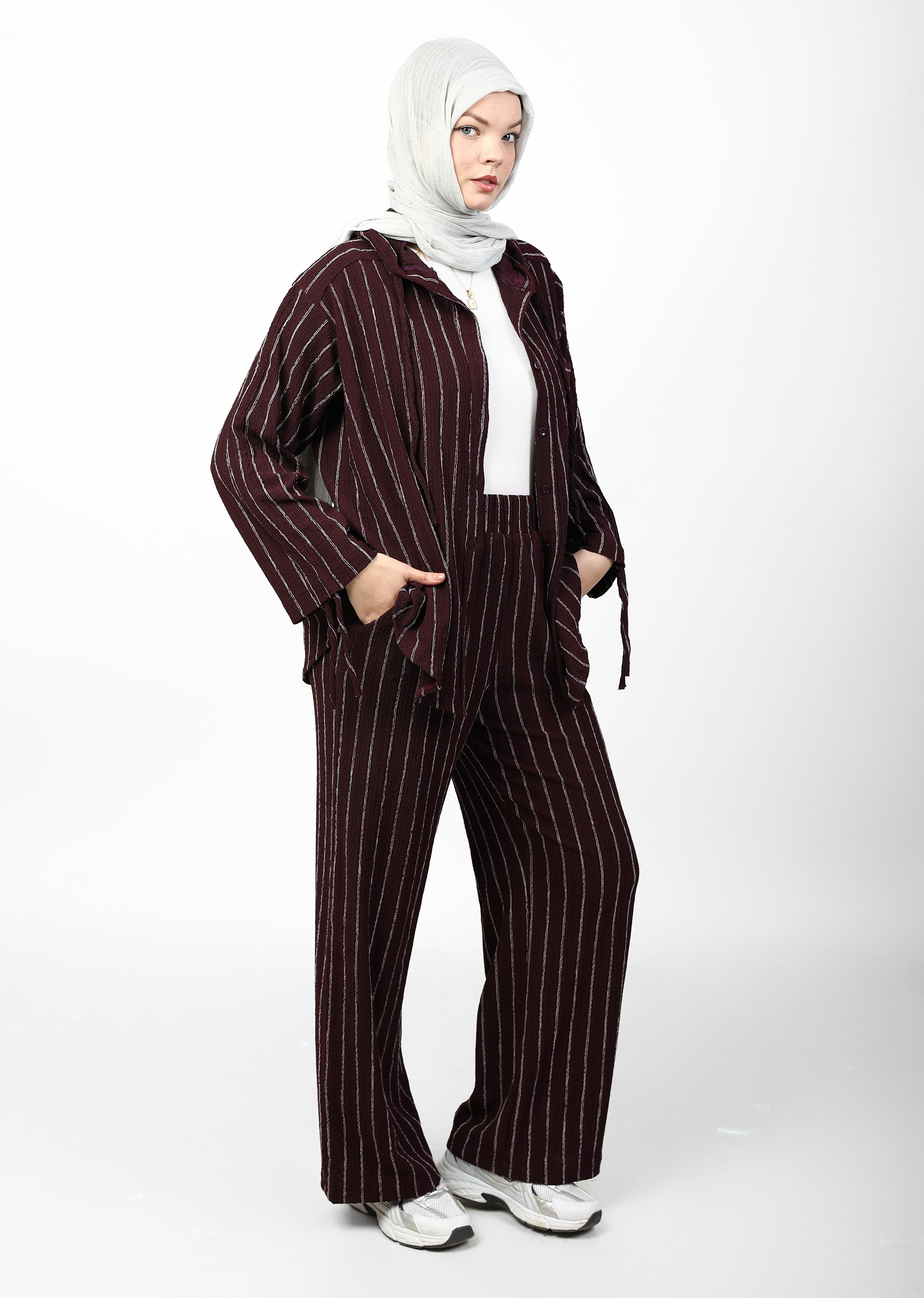 STRIPED CRINKLE SET