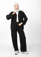 STRIPED CRINKLE SET