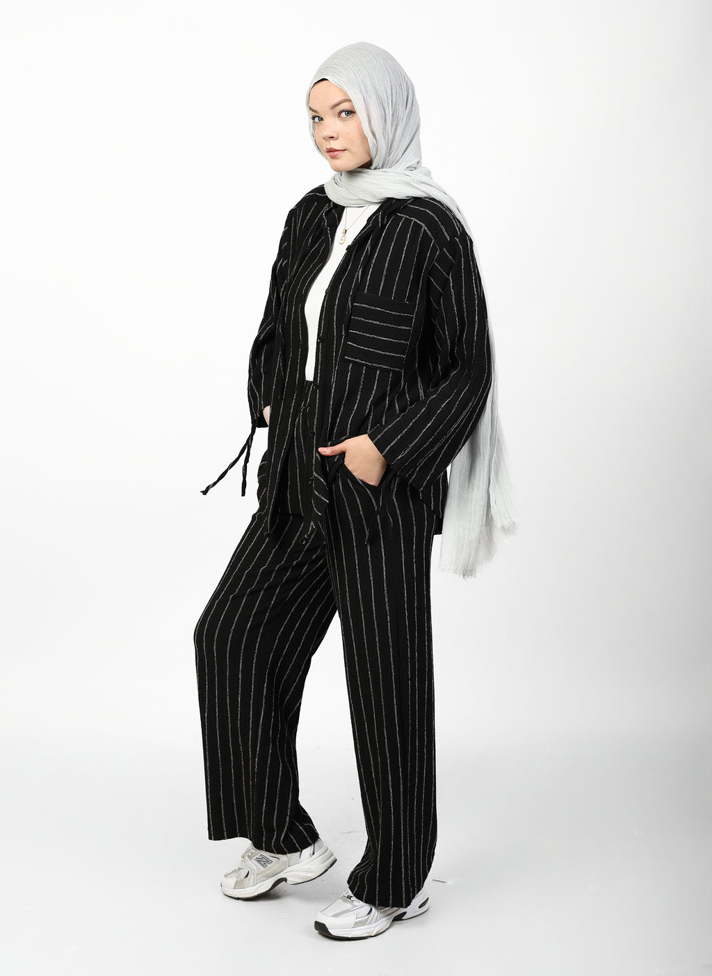 STRIPED CRINKLE SET
