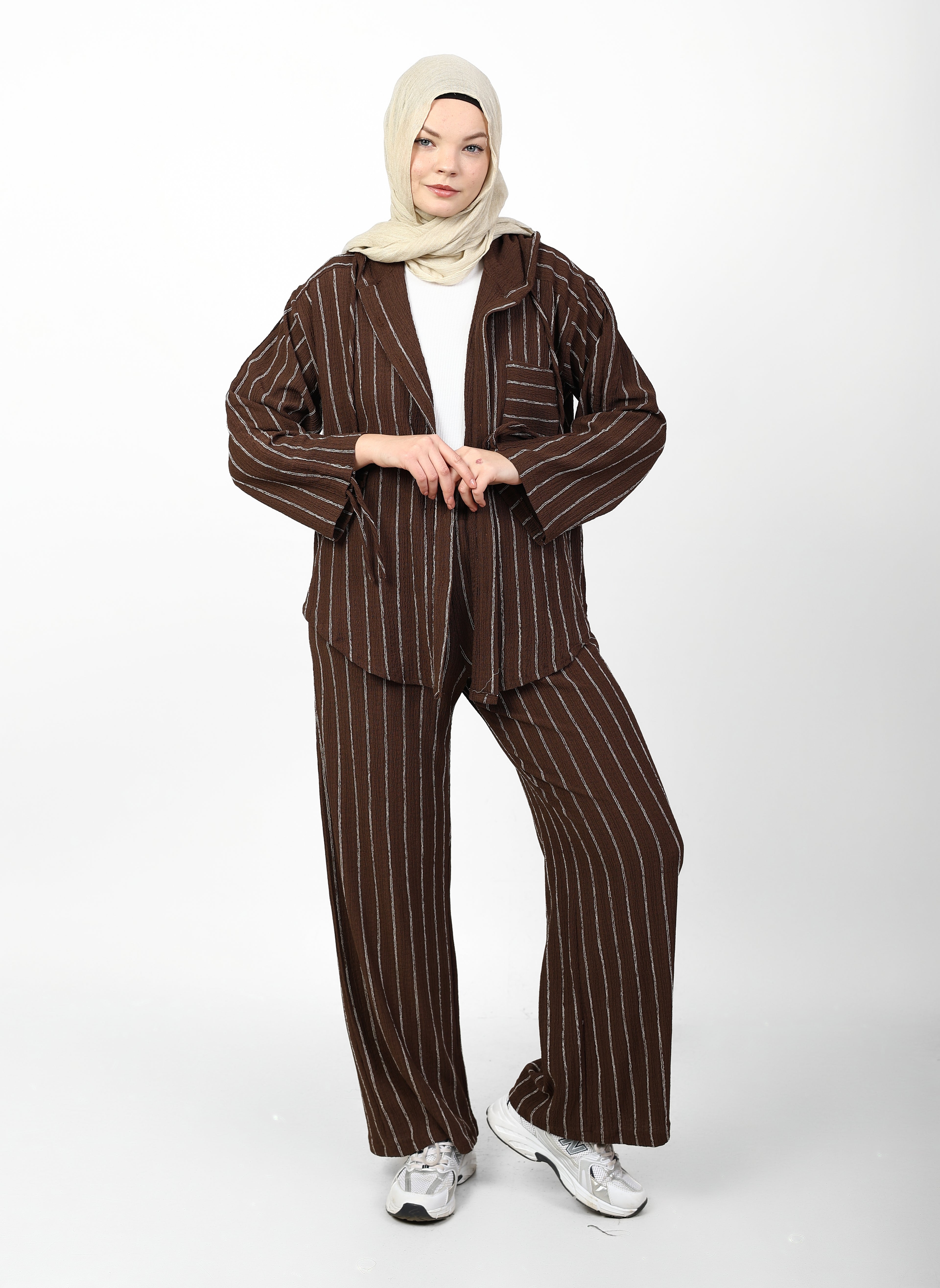 STRIPED CRINKLE SET