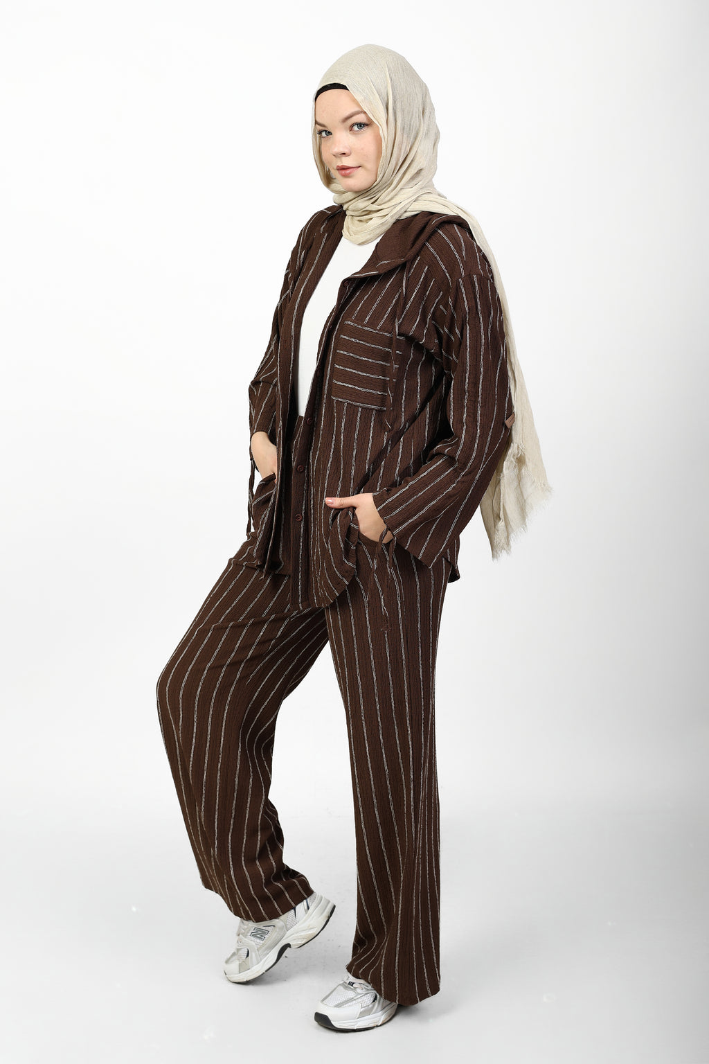 STRIPED CRINKLE SET