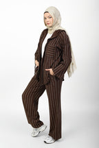 STRIPED CRINKLE SET