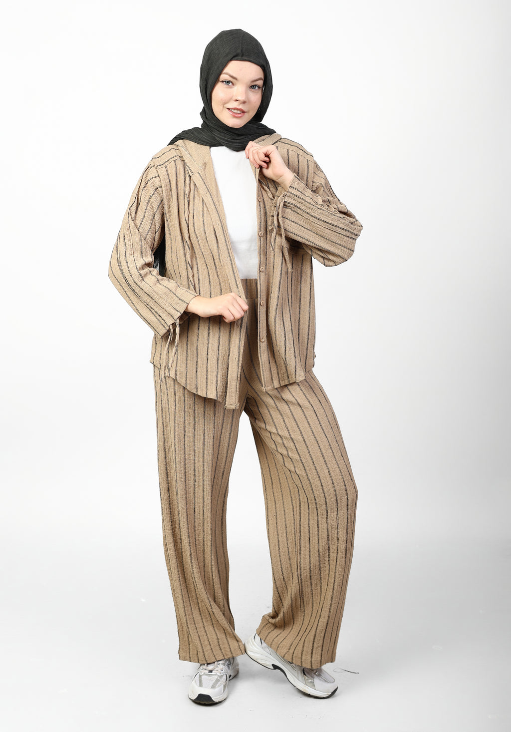 STRIPED CRINKLE SET