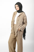 STRIPED CRINKLE SET