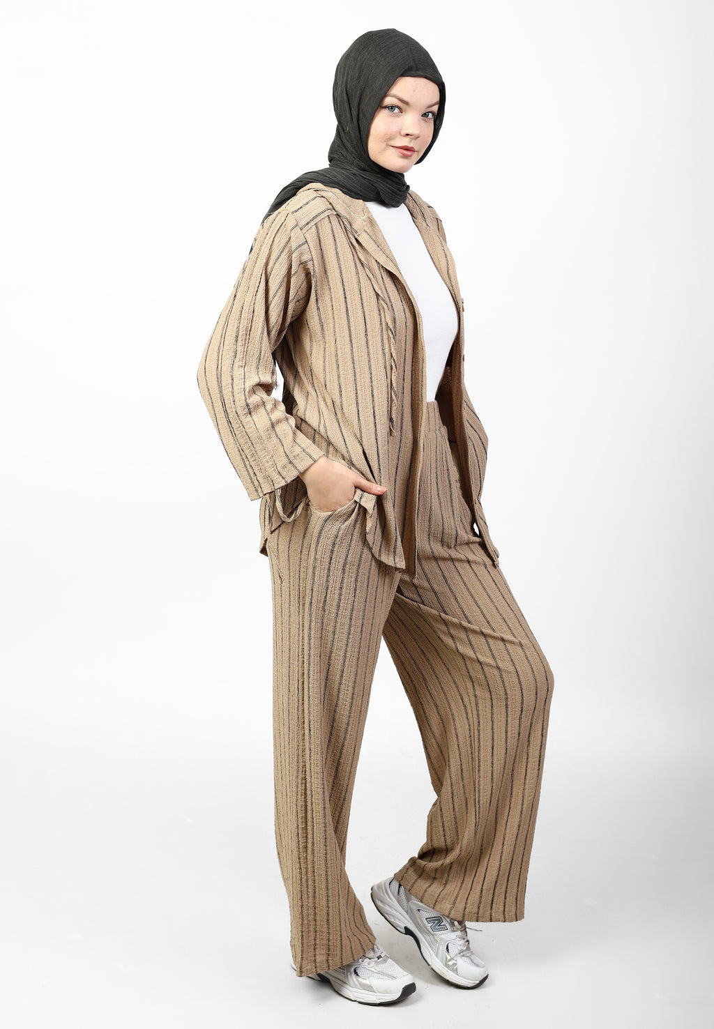 STRIPED CRINKLE SET