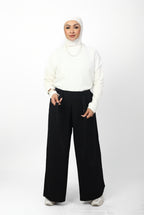 Pleated Palazzo Pants