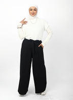 Pleated Palazzo Pants