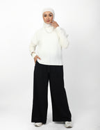 Pleated Palazzo Pants