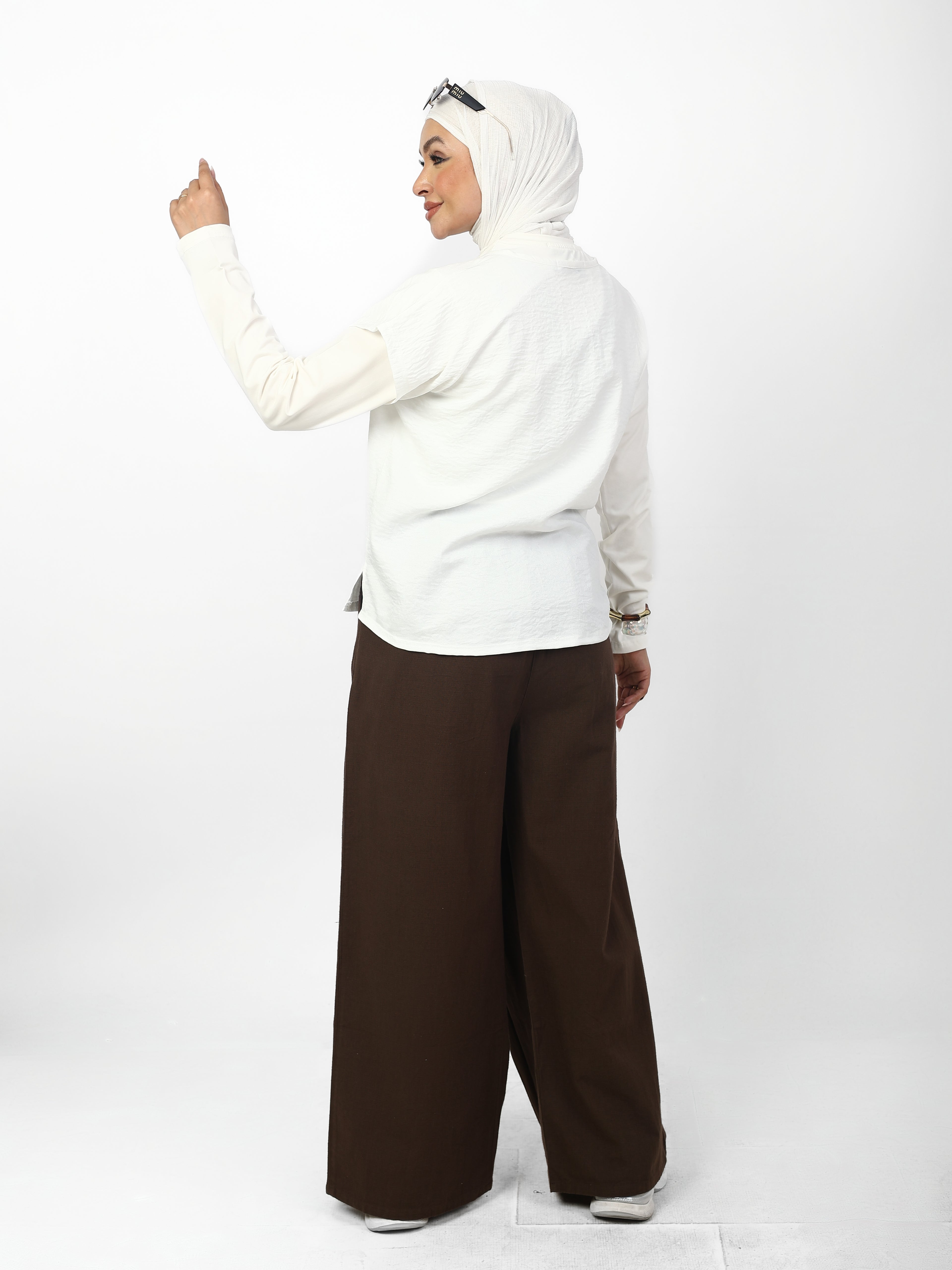 SHORT LINEN BASIC T-SHIRT