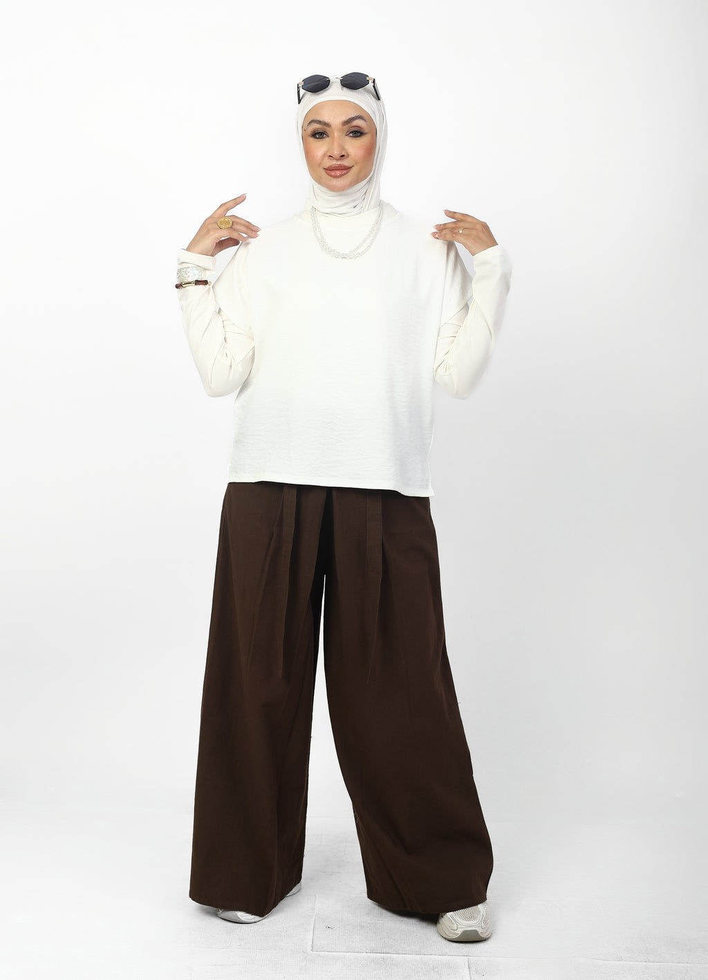 SHORT LINEN BASIC T-SHIRT