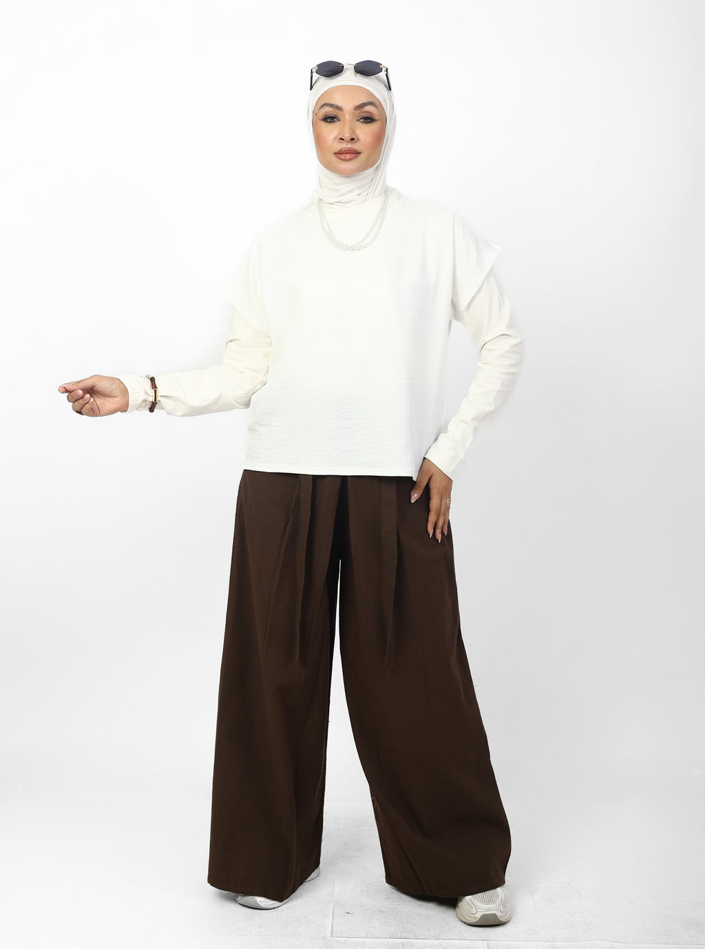 SHORT LINEN BASIC T-SHIRT