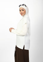 LONG LINEN BASIC T-SHIRT