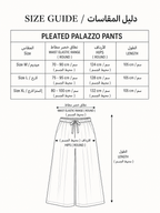 Pleated Palazzo Pants